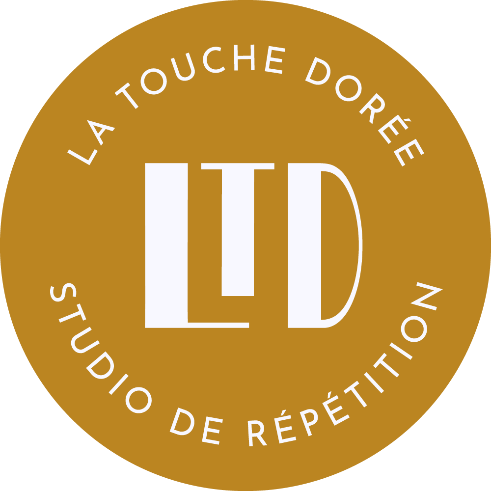 Logo rond doré La Touche Dorée